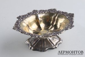 Солонки.Серебро 84 пробы, золочение. Российская империя, 1858 год.