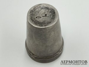 Стопка. Россия, фирма К. Фаберже, нач. 20 века. Серебро 84 пробы.