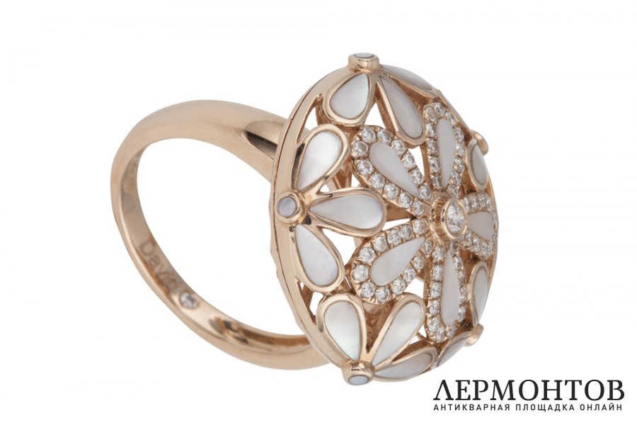 Кольцо David Diamond. Золото 750. 0.39 ct. Австрия