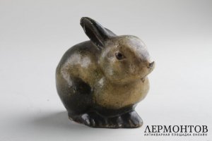 Зайчиха и зайчата, папье-маше, Российская империя.