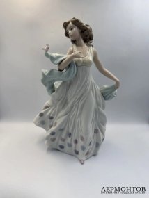 Статуэтка «Летняя серенада». Фарфор, роспись, Lladro, скульптор Regino Torrijos, Испания