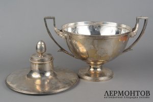 Супница. Франция, Париж, кон. 19 века. Серебро 950 пробы.