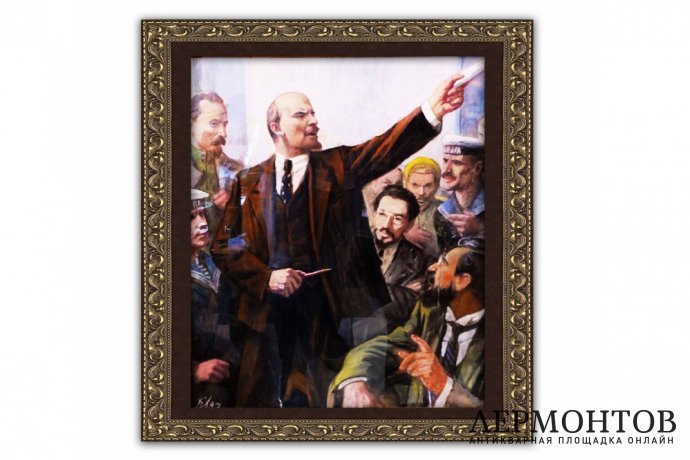 Картина Выступление Ленина. 1987 год