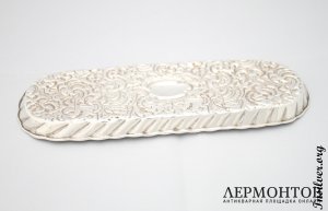 Лоток для туалетного столика. Henry Matthews. Серебро 925. Англия