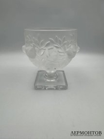 Ваза «Elisabeth» с птичками. Хрусталь, Lalique, Франция