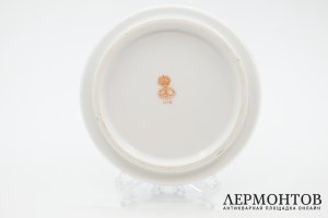 Подставка под горячее. Российская Империя, фабрика Гарднера, 1870-1890 гг. Фарфор.
