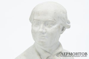 Бюст Михаила Васильевича Ломоносова. СССР, Ленинградский фарфоровый завод, 1950-е гг.