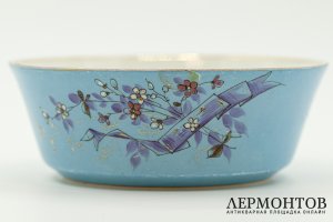 Полоскательница с цветочным рисунком. Российская империя, Товарищество Кузнецова 20 в