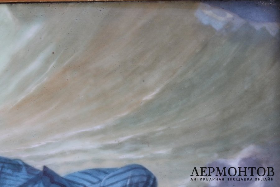 Пласт Виргиния. Фарфор, живопись. Худ. Дж.Бертран. KPM, Германия.