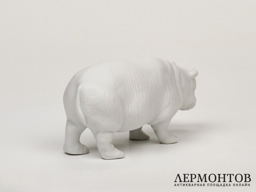 Статуэтка «Бегемот». Фарфор, Rosenthal, Германия, конец XX века