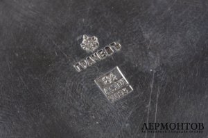 Подстаканник в русском стиле. Россия, мастерская Грачева. Серебро 84 пробы. 
