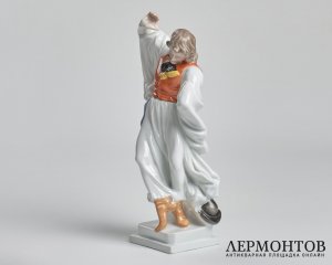 Статуэтка «Венгерский танцор». Фарфор, Herend, Венгрия