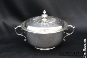 Суповая чашка. Серебро 925. Англия