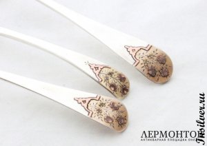 Десертный сервировочный набор. Серебро 925. Англия