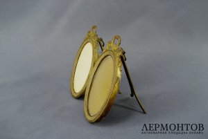 Парная рамка для фото. Бронза. Франция, XIX век.