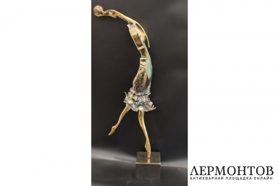 Кристиан Новачик, Christian Nowaczyk. Скульптура Фламенко. Бронза. Франция, 1990-2000