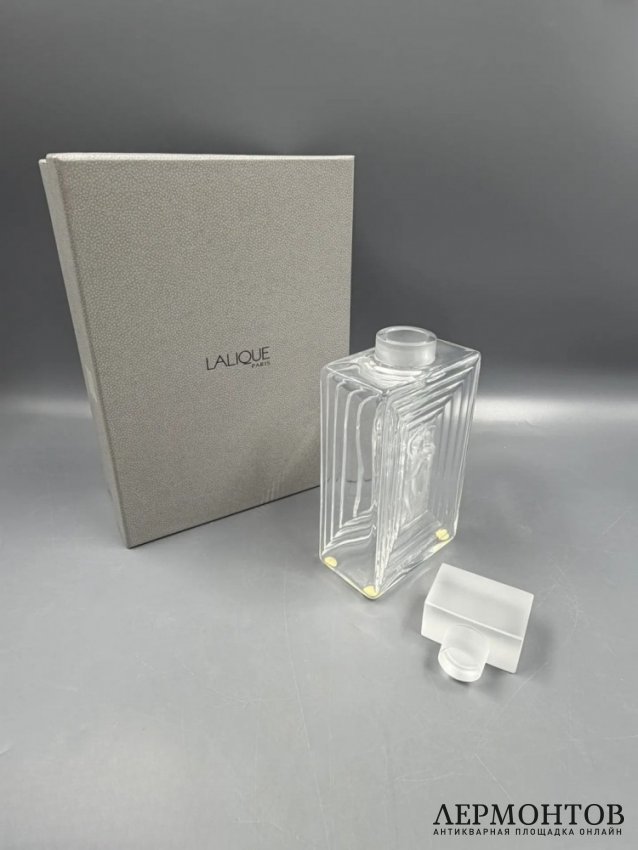 Флакон для духов «Duncan» в стиле ар-деко. Хрусталь, Lalique, Франция