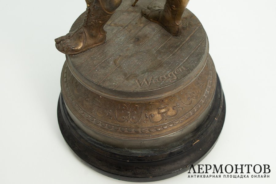 Скульптура Римский Легионер. Германия, авт. мод. Arthur Waagen, 1 пол. 20 в.  Шпиатр.