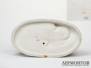 Статуэтка «Тореадор и бык». Фарфор, Carl Teichert, Германия, 1920-е годы