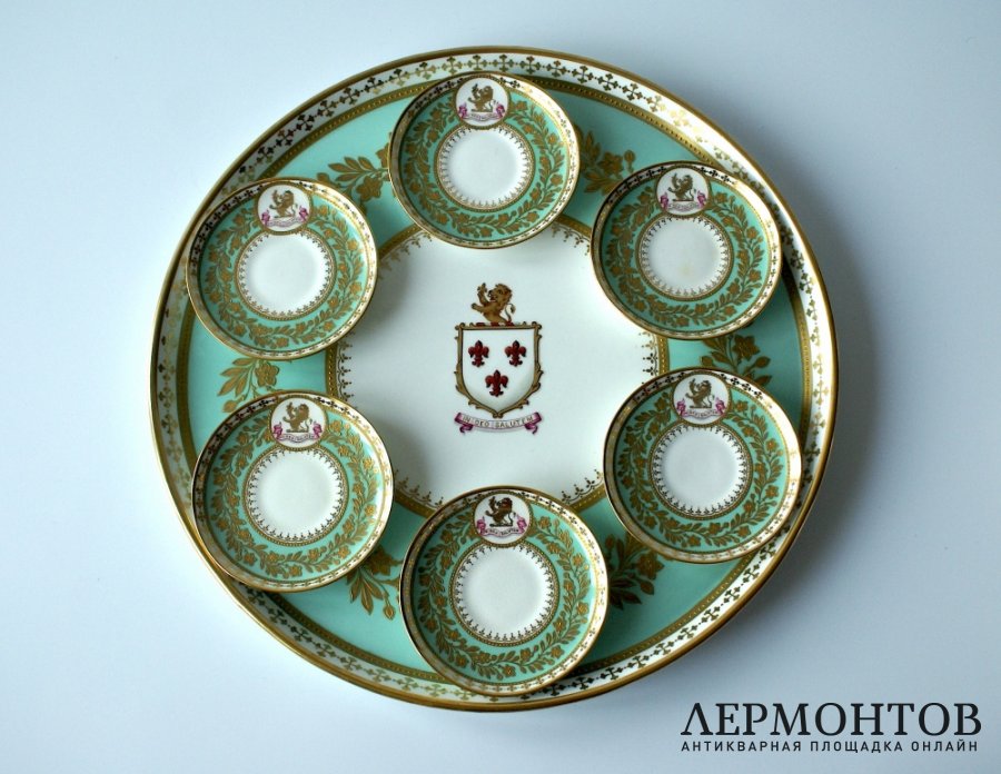 Сервиз-кабаре на 6 персон. Davenport, Англия, 1870-80