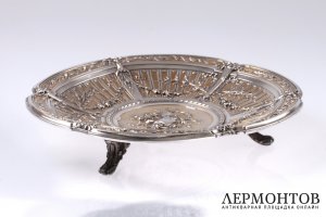 Блюдо в стиле Empire. Серебро 950. Франция