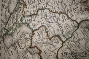 Карта. Российская империя в Европе, Азии и Америке. 1860г. Чивелли. 