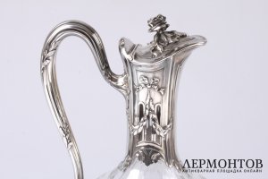Декантер Emile Puiforcat. Серебро 950. Франция