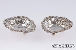 Пара орешниц Mitchell Bosley & Co. Серебро 925. Англия