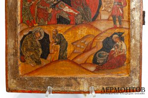 Икона Рождество Христово. Россия, 2 половина 17 в.