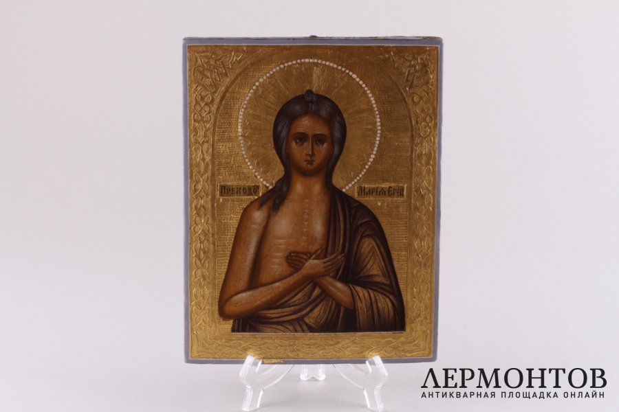 Икона Мария Египетская. Россия. 2 пол. 19 в.