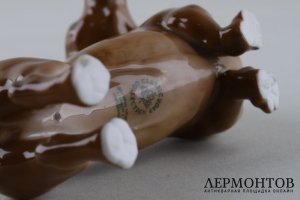 Статуэтка Такса. Фарфор.  Фабрика - Rosenthal, Германия, вторая пол. 20 в.