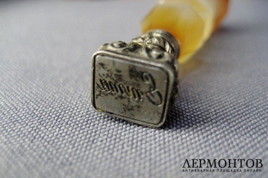 Печать. Сталь, агат. Европа, XIX век. 