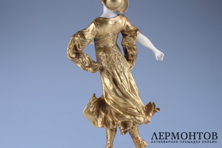 Скульптура Дева птица или Тамара Карсавина. Ар Деко. Франция, 1910-1914 г., Р.П. Марке. Бронза. 