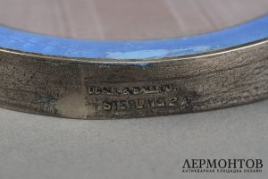Рамка для фотографий с эмалью. Западная Европа. Нач. 20 века. Серебро 925 пробы.