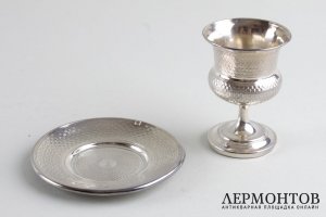Пашотница в классическом стиле. Серебро 950 пробы. Франция, XIX век.