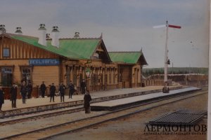 Фотография Станция Невьянск. Россия, конец 1870 - начало 1880-х гг. Бумага, печать.