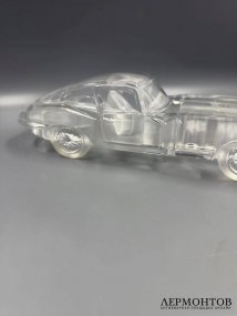 Модель автомобиля «Jaguar E-Type». Хрусталь, Daum, Франция, конец 20 века