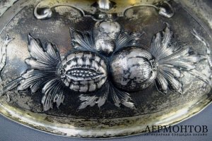 Ваза декоративная. Серебро 800. Германия, XIX век.
