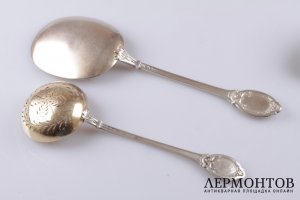 Сервировочный десертный набор  P. Tallois. Серебро 950 пробы. Франция