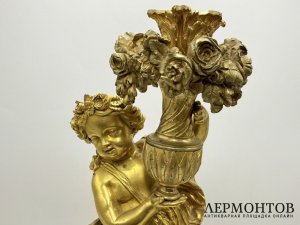 Канделябры. Франция, 19 век. Бронза, золочение.
