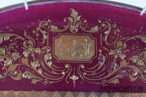 Блюдо Похищение Европы, по картине Луки Джордано. Фарфор, роспись. Австрия, XIX век