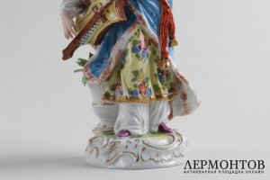 Двухфигурная композиция Малабарские музыканты. Фабрика К. Тиме в Потшапеле, 1900-е гг