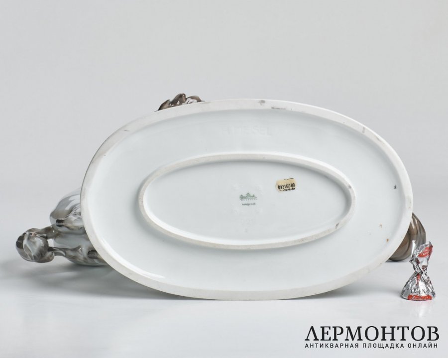Статуэтка «Играющие жеребцы». Фарфор, Rosenthal, Германия