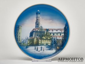 Тарелка настенная «Рождество 1985». Фарфор, Rosenthal, Германия