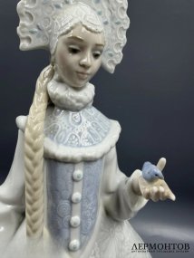 Статуэтка «Снегурочка». Фарфор, Lladro, скульптор Francisco Polope, Испания, 2009–2013 годы