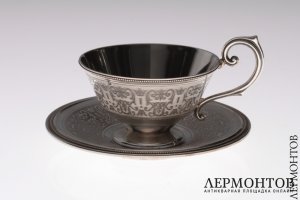 Кофейная пара. Серебро 950. Франция