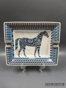 Пепельница «Cheval Déco». Фарфор, Hermès, Франция