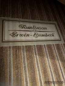 Диван в стиле голливудского регентства. Дерево, жаккард, Tomlinson Erwin-Lambeth, США