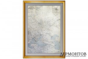 Железные дороги, водные и шоссейные пути сообщ. Европ. части СССР. 1931г.