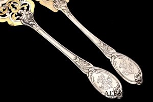 Сервировочный набор. Серебро 950 пробы. Франция, 19 век